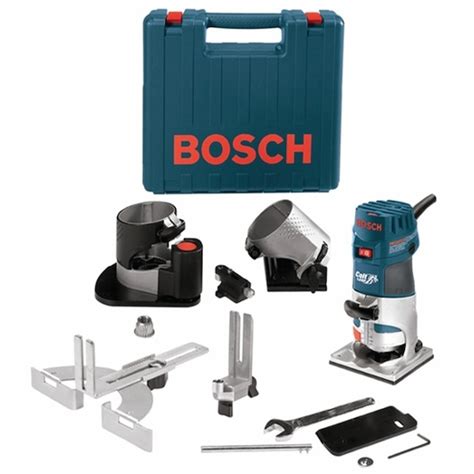 Bosch 14 In 56 Amp 1 Hp Variable Speed Plunge Corded Router With Hard