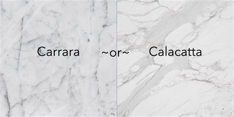 Carrara Marble Vs Calacatta Marble Countertopsmart