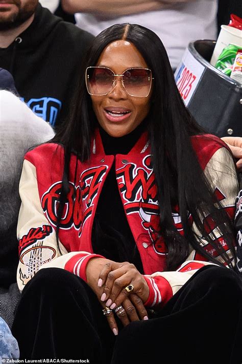 Naomi Campbell Is Ever The Model Off Duty As She Commands Attention At Chicago Bulls Game In