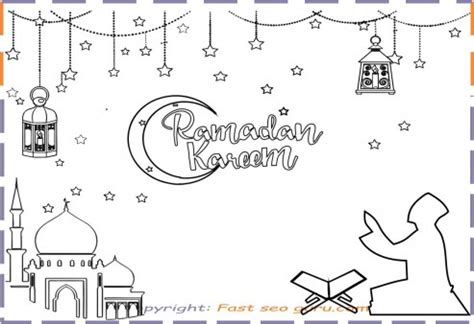 3508 x 2480 file type: Ramadan Kareem Coloring Pages Printable - Free Kids ...