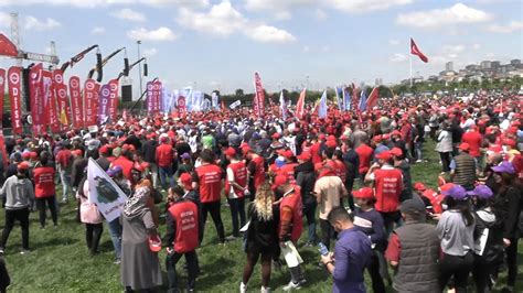 turkey thousands gather in istanbul to mark may day video ruptly