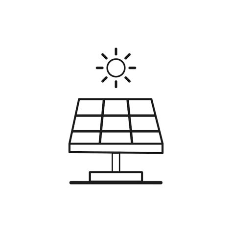 Premium Vector Solar Panel Icon Vector Graphics