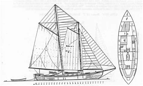 53′ Schooner Barbarossa George Buehler Yacht Design