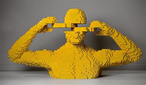 Huge Sculptures And Iconic Artworks Recreated Using Over One Million