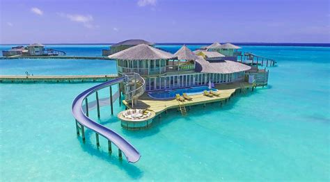 These Villas In The Maldives Have Slides That Take You Right Into The Water
