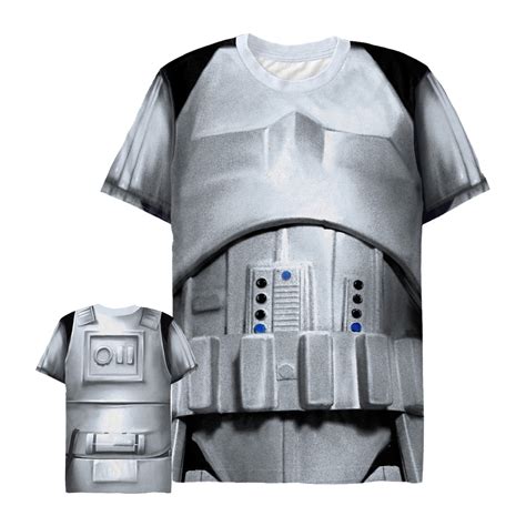 Star Wars Mens Star Wars Stormtrooper Armor Costume All Over T Shirt