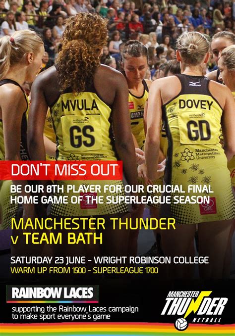 Manchester Thunder On Twitter Preview Check Out The Latest Info On