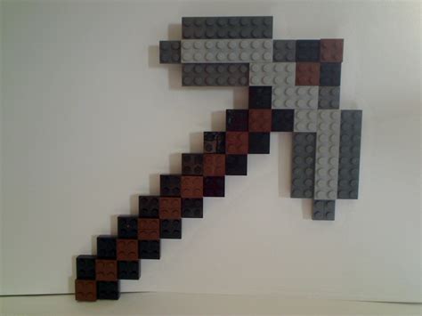 Lego Minecraft Pickaxe 10 Steps With Pictures Instructables