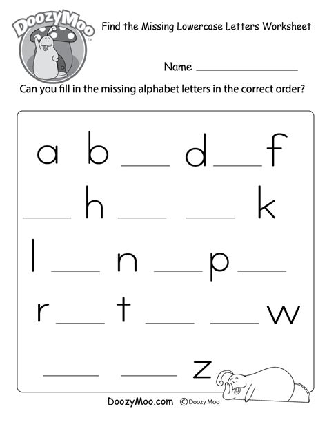 Lower Case Alphabet Printable Worksheets Lexias Blog