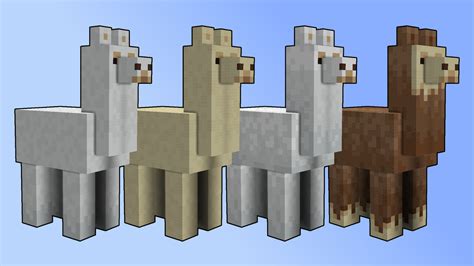 Llama Mob Statues And Assets 144 Possible Combinations Minecraft Map