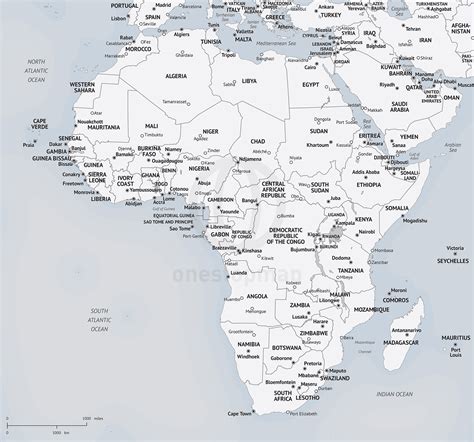 Map Of Africa And Capitals Maps For You
