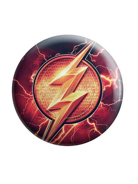 The Flash Logo Dc Comics Official Badge Redwolf