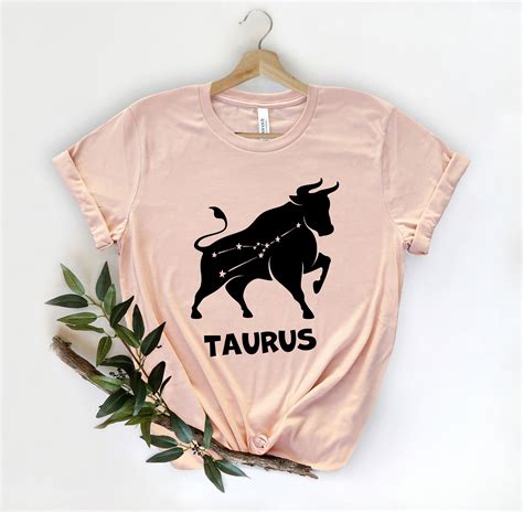 Taurus T Shirt Zodiac Shirt Horoscopes Tee Taurus Birth Etsy