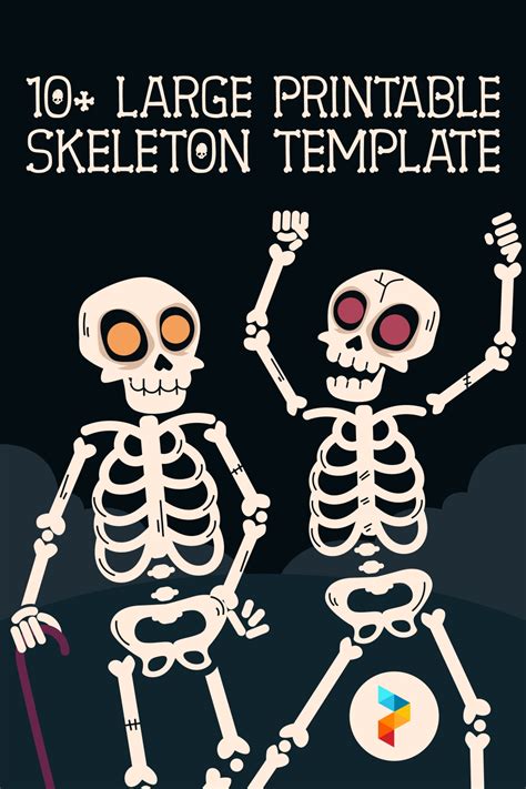 Large Skeleton Template 20 Free Pdf Printables Printablee