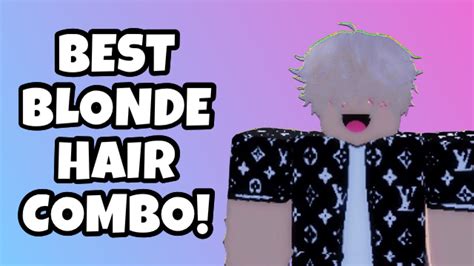 How To Create The Best Roblox Blonde Hair Combos Blonde Hair Combos Roblox Youtube