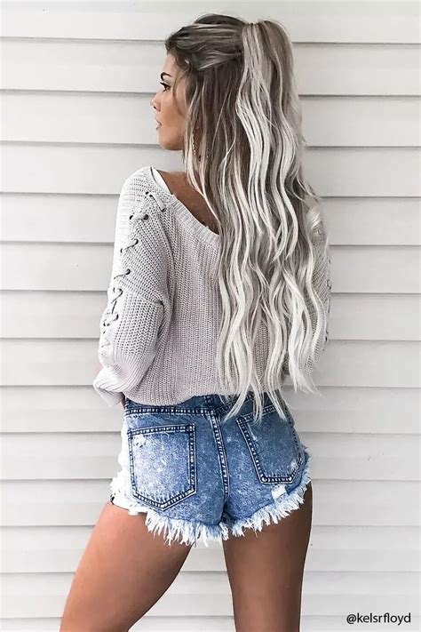 We did not find results for: Slash Distressed Shorts | Grey hair wig, Human lace front ...