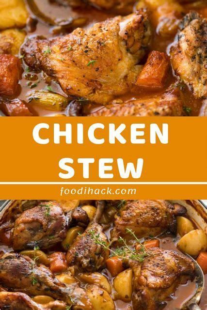 CHICKEN STEW | Stew chicken recipe, Chicken crockpot recipes, Chicken stew