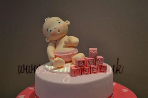New Baby Cake Cake By Cakeybake Kirsty Low Cakesdecor