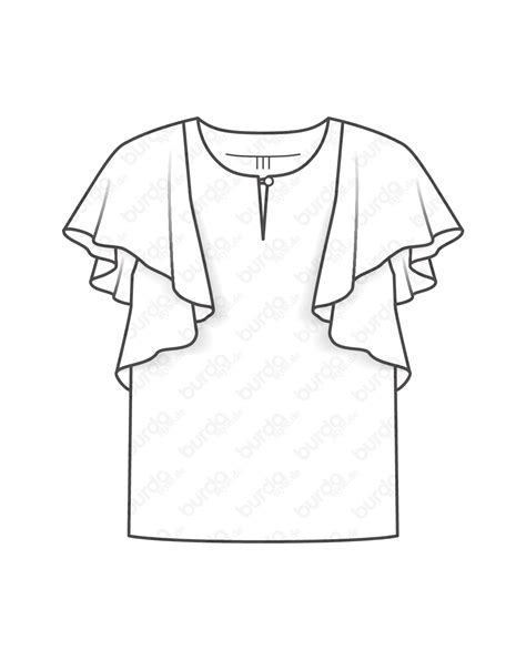 Blouse Drawing At Explore Collection Of Blouse Drawing