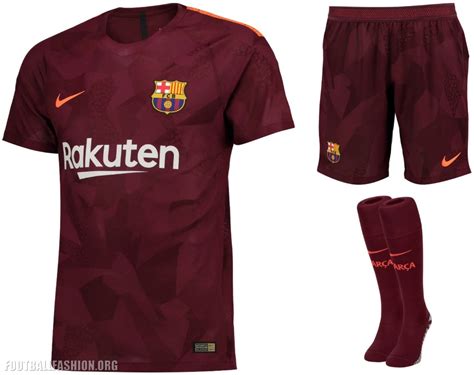 Fc Barcelona 201718 Nike Third Kit Football Fashionorg
