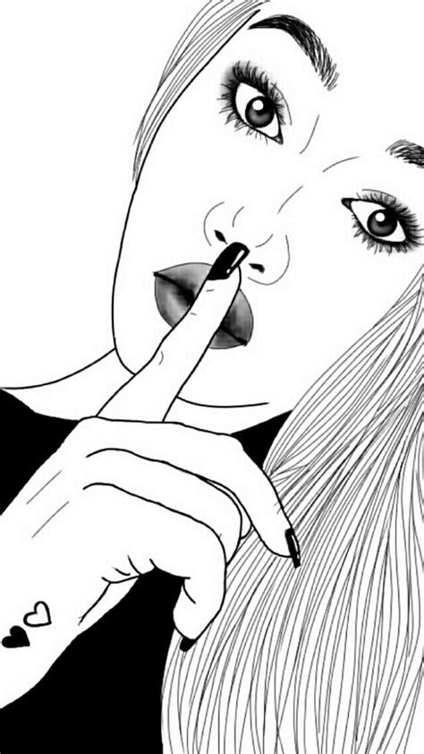 Crmla Lindas Imagens Tumblr Em Desenho Hipster Girl Drawing Pop Art