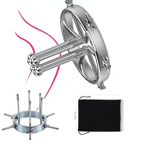 Stainless Steel Anal Vaginal Dilator Plug Hollow Spreader Clamp