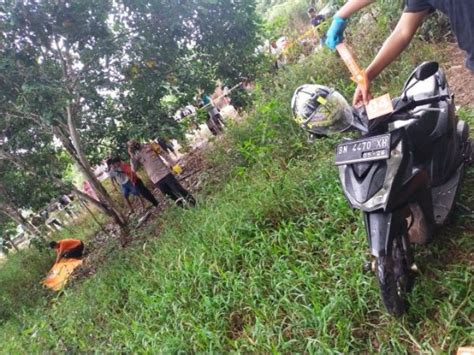 Unit Identifikasi Sat Reskrim Polres Belitung Timur Olah Tkp Gantung
