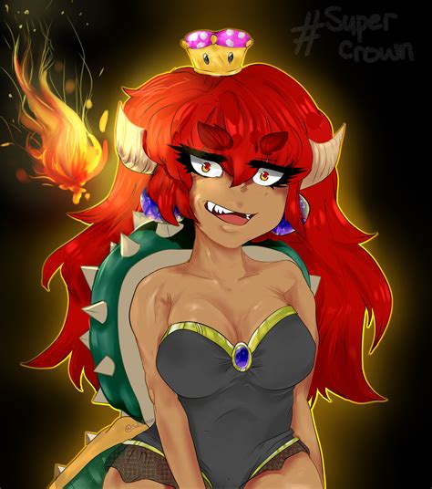 Super Crown Bowsette By Emyrl14 On Newgrounds