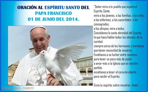 4 Oración Al Espiritu Santo Papa Francisco 2023 Institutefor