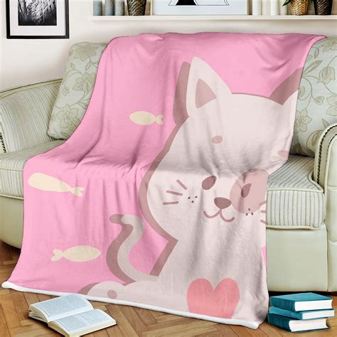 Cute Cat Blanket Pets Blanket T Kitten Blanket T Cat Etsy