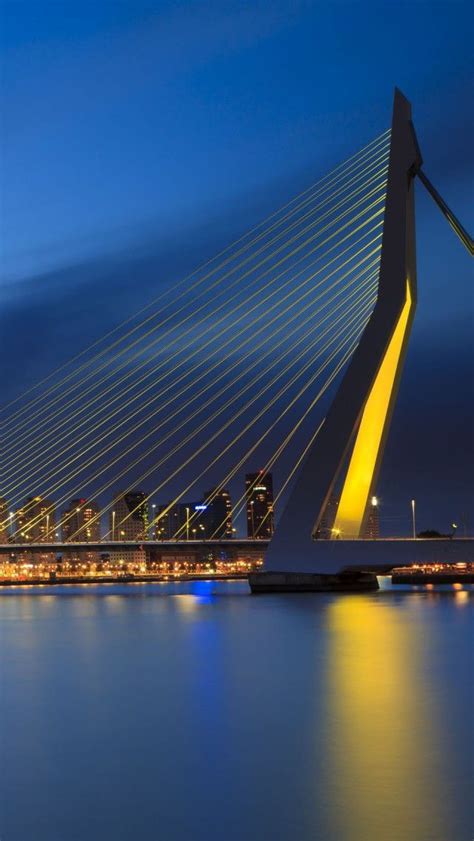 Erasmus Bridge Aka The Swan In Rotterdam Was Designed By Architect