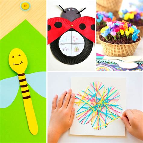 20 Fun And Adorable Spring Crafts For Kids Spring Toddler Crafts Diy