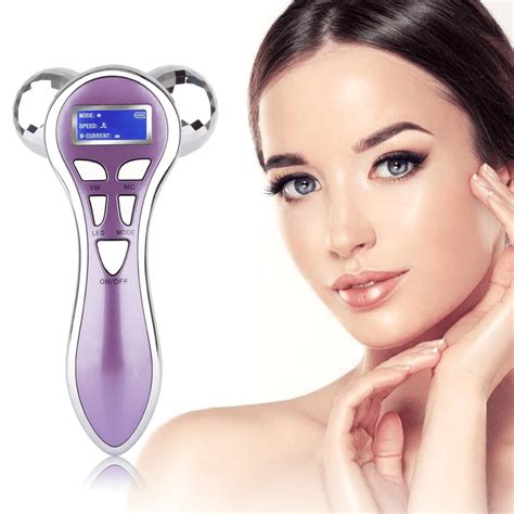 4d Electric Microcurrent Vibration Face Lift Massager Facial Body