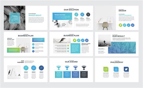 Clean Simple PowerPoint Template #74618