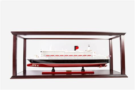 Hardwood Display Case For Cruise Ship Models Up To 80cm Long Etsy