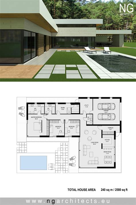 Modern House Designs And Floor Plans In 2020 House Blueprints Modern