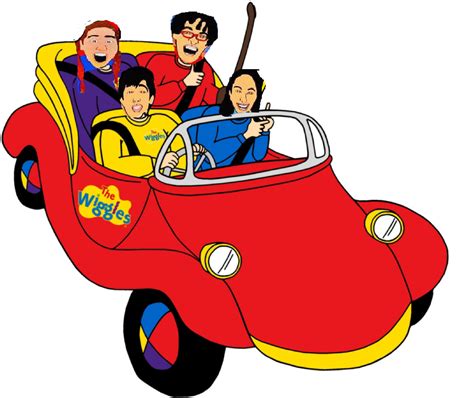 Los Wiggles In The Big Red Car Fanmade Cartoon By Abc90sfan On Deviantart