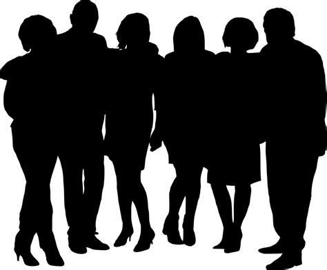 Group Of People Silhouette At Free For Personal Use