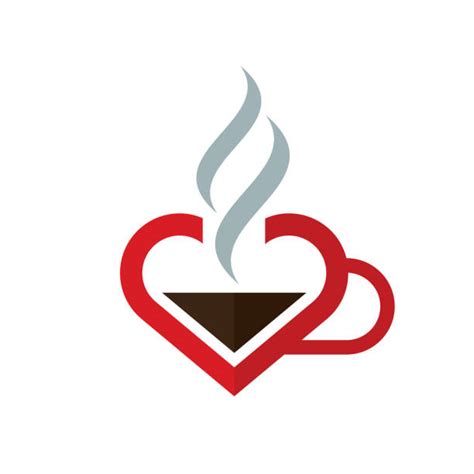 Heart Shaped Coffee Cup Illustrations Royalty Free Vector Graphics