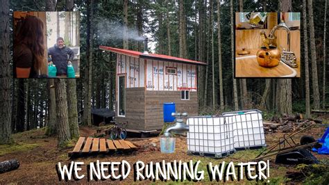 Off Grid Cabin We Need Running Water Youtube