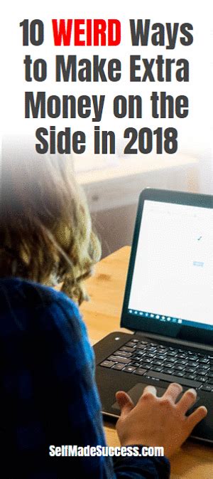 Maybe you would like to learn more about one of these? 10 Weird Ways to Make Extra Money on the Side in 2018 - Self Made Success