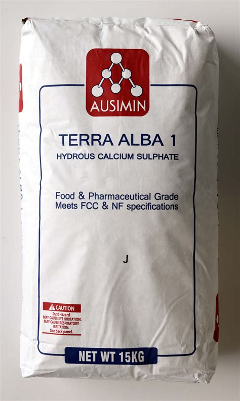 Gypsum Calcium Sulphate Food Grade Ecochem Limited