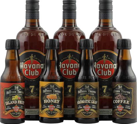 Havana Club Rum 7 Jahre 3 X 07 Liter And 4 X 02 Liter E