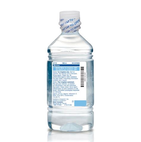 Baxter Sterile Water For Irrigation Pour Bottle 1000ml