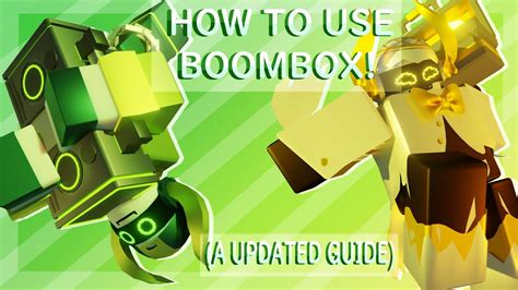 How To Use Boombox The Updated Guide Roblox Phighting Youtube