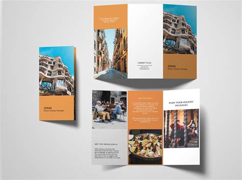 Trifold Agency Travel Brochure Template by Graphicques | Codester