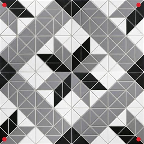 Classic Twist Blossom 2 Triangle Geometric Tiles Interior Ant Tile