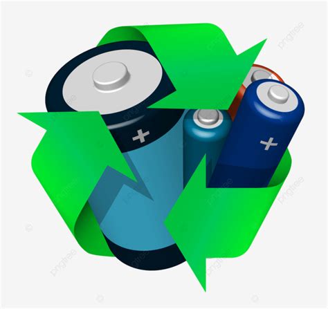 Battery Recycle Vector Png Images Battery With Green Recycling Sign Electricity Reusable