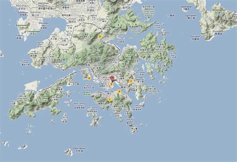 Hong Kong Map And Hong Kong Satellite Image