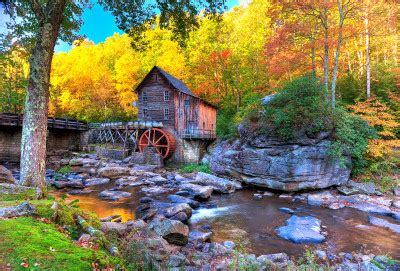 Alte Grist Mühle in West Virginia jigsaw puzzle in Wasserfälle puzzles auf TheJigsawPuzzles com